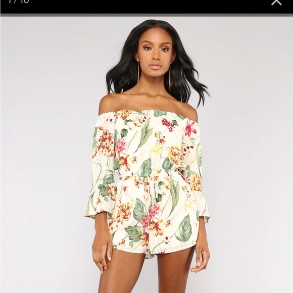 Fashion Nova Pants - Fashion nova Belize tropical romper